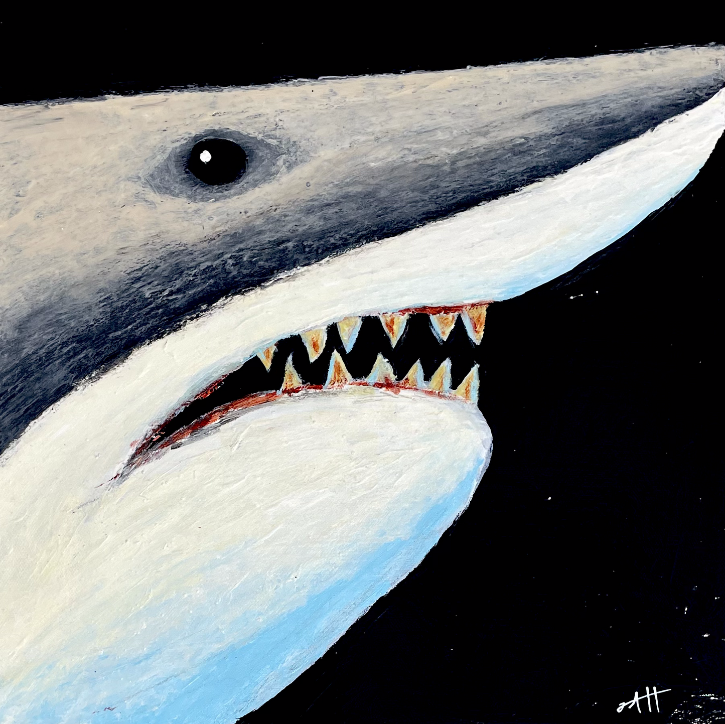 Great White Shark - Canvas Print